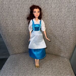 Belle from Disney's "Beauty and the Beast," specifically in her peasant dress